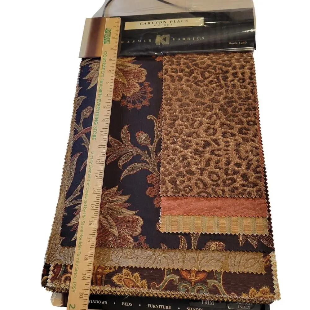 Fabric Sample Book Kasmir Fabric Prints Woven Solid Colors Quilting Multicolor